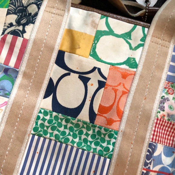 Coach Hamptons Patchwork Tote - Picture 3 of 4